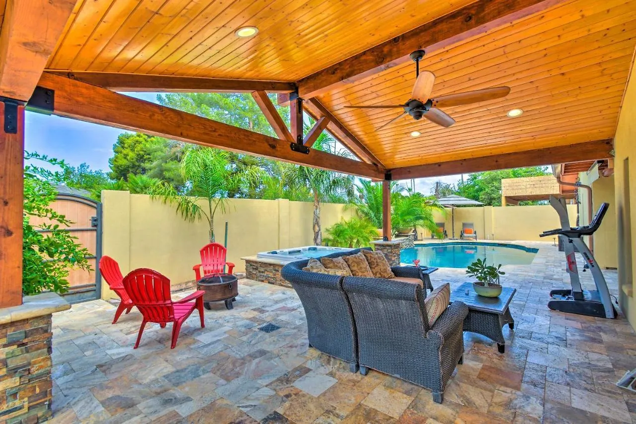 Feriehus Scottsdale Oasis With Private Pool And Hot Tub! Villa USA